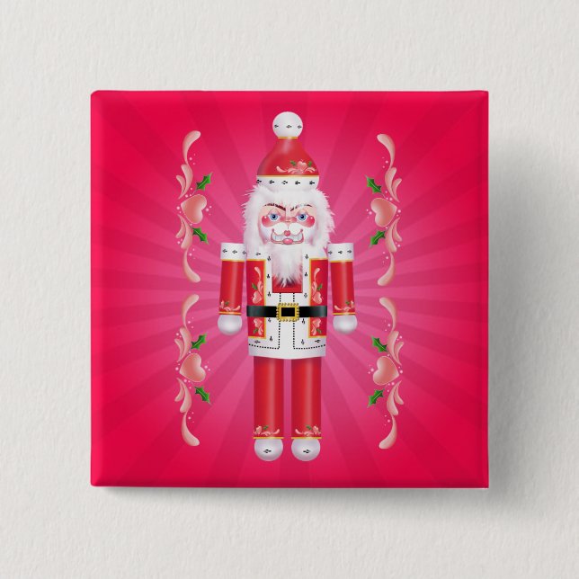 EXTRAVAGANTER NUTCRACKER VON SHARON SHARPE BUTTON (Vorderseite)