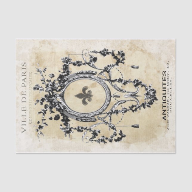 Extravaganter Rahmen Seidenpapier (Vorderseite)