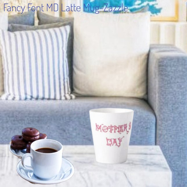 Extravaganter Schriftart MD Latte-Tasse Milchtasse (Von Creator hochgeladen)