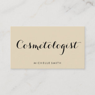 Extravaganter Schriftart Minimalistisch Visitenkarte