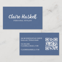 Extravaganter Script Soft Summer Minimalistisch Mo Visitenkarte