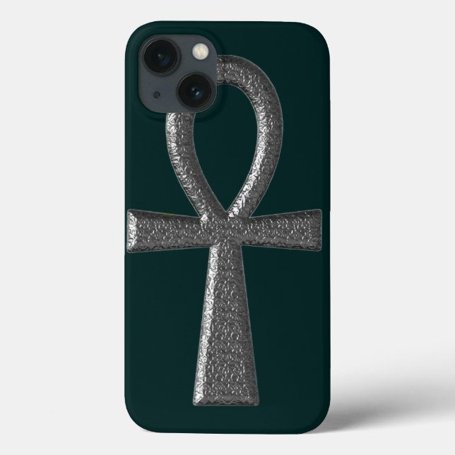 Extravaganter Sliver Ankh Case-Mate iPhone Hülle (Rückseite)