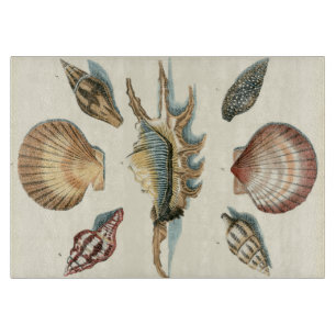 Extravaganter Strand der Muschel Schneidebrett