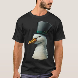 Extravaganter Top-Hut für Enten T-Shirt