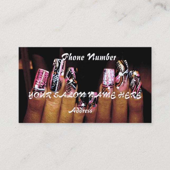 EXTRAVAGANTER VISITENKARTE (Vorderseite)