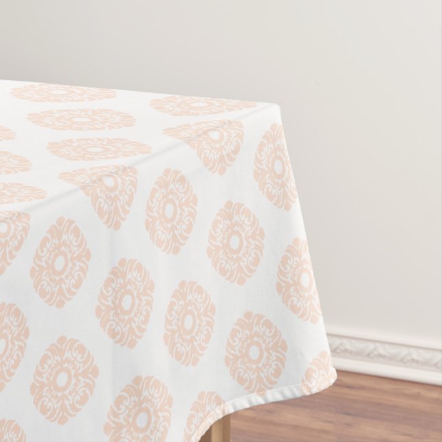 Extravagantes Blush Peach Pattern Tablette Tischdecke (Beispiel)