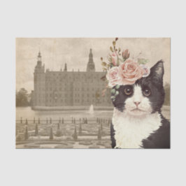 Extravagantes Cat & The Castle Seidenpapier