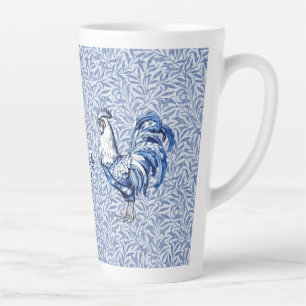 Extravagantes Delft-Blau-Weiß-Roster-Huhn Milchtasse