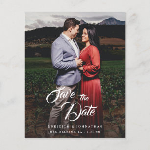 Extravagantes elegantes Foto Save the Date