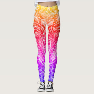 Extravagantes Farbdesign Leggings