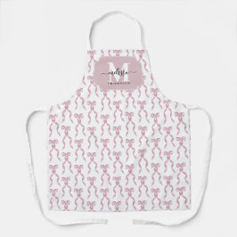 Extravagantes Farbrosa Muster Schürze