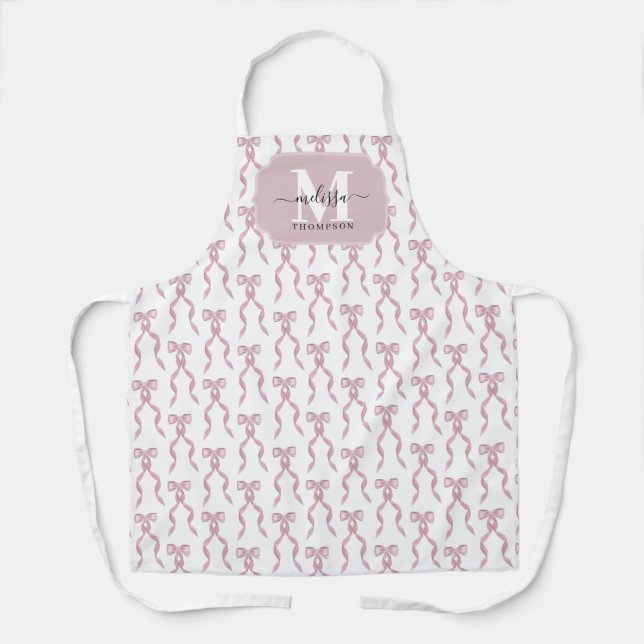 Extravagantes Farbrosa Muster Schürze (Vorderseite)