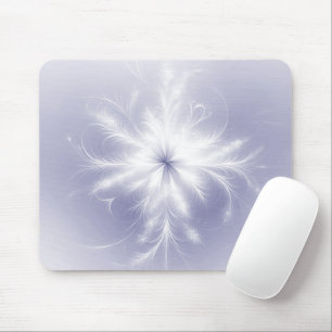 Extravagantes Fraktal Snowflake Mousepad