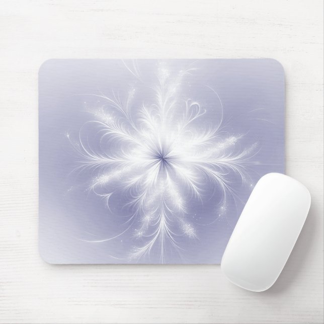 Extravagantes Fraktal Snowflake Mousepad (Mit Mouse)