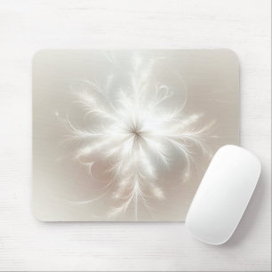 Extravagantes Fraktal Snowflake Mousepad
