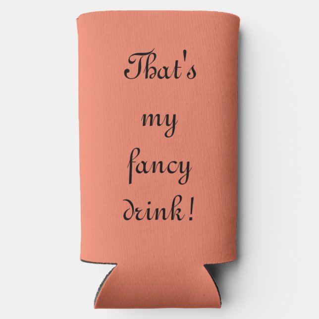 Extravagantes Getränk Selters Dosenkühler (Rückseite)