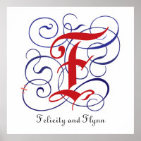 Extravagantes Gothic Caps Letter F, 300dpi PNG Pos