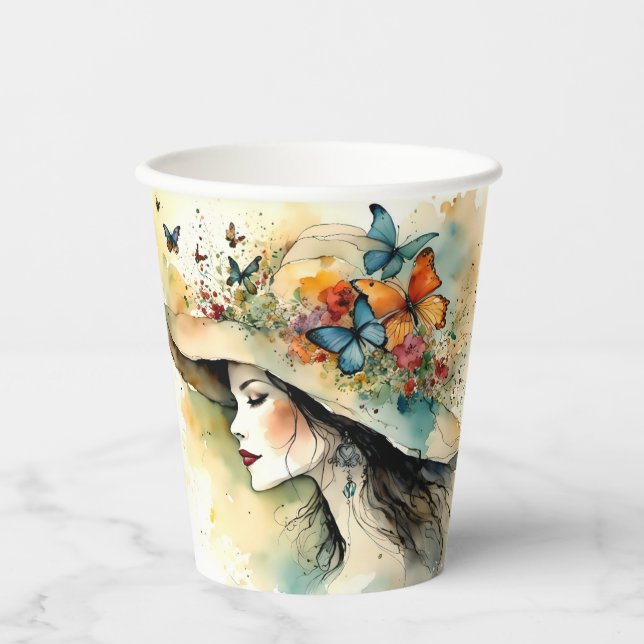 EXTRAVAGANTES HAT PAPIER CUP PAPPBECHER (Vorderseite)