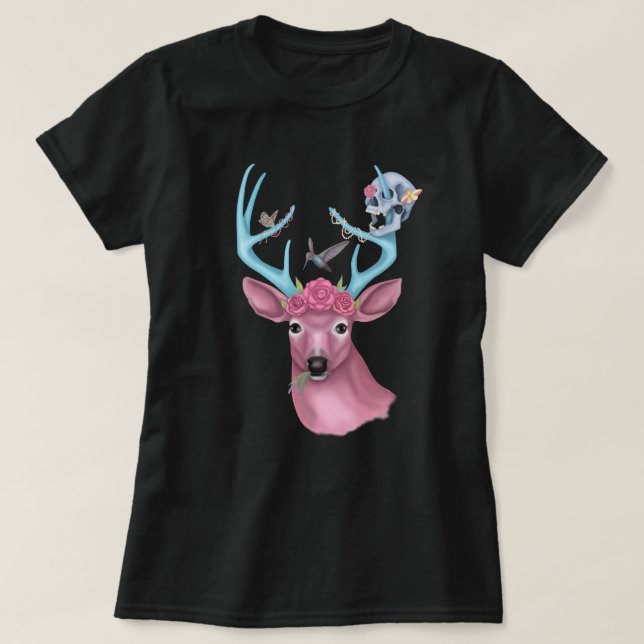 Extravagantes Hirsch T-Shirt (Design vorne)