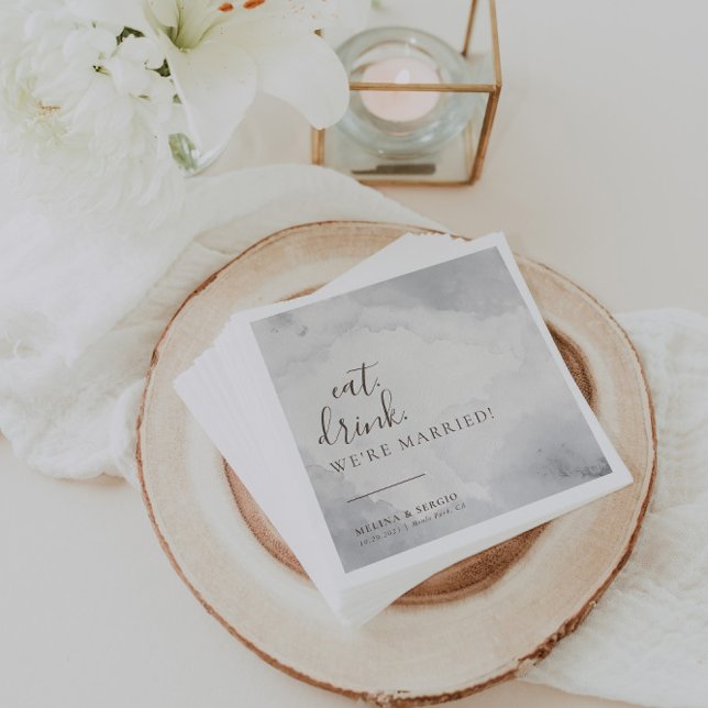 Extravagantes klassisches Essgetränk Wir sind Verh Serviette (Von Creator hochgeladen)