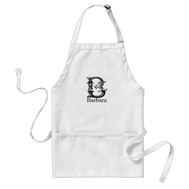Extravagantes Monogramm: Barbara Schürze (Vorne)