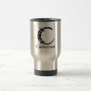 Extravagantes Monogramm: Catherine Reisebecher