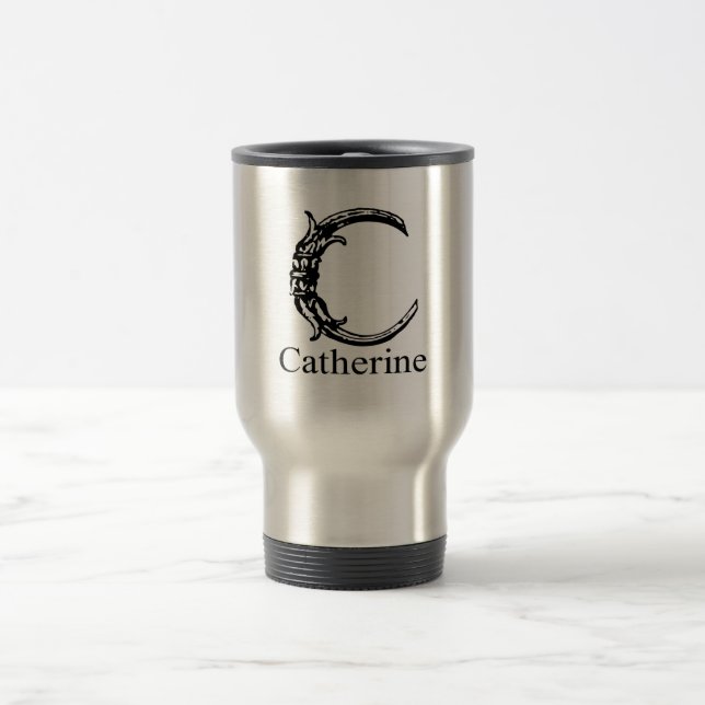 Extravagantes Monogramm: Catherine Reisebecher (Mittel)