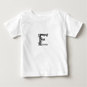 Extravagantes Monogramm: Fiona Baby T-shirt