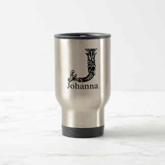 Extravagantes Monogramm: Johanna Reisebecher