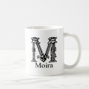 Extravagantes Monogramm: Moira Tasse