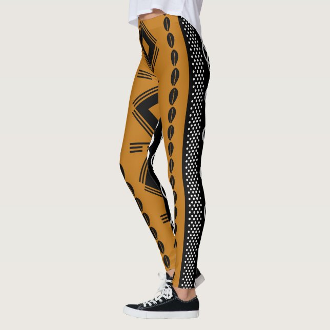 Extravagantes Mudcloth Inspiriert Leggings (Links)