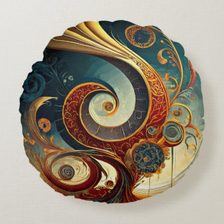 Extravagantes neuestes gedrehtes Rundkissen Rundes Kissen