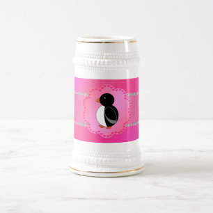 Extravagantes Penguinrosa Bierglas