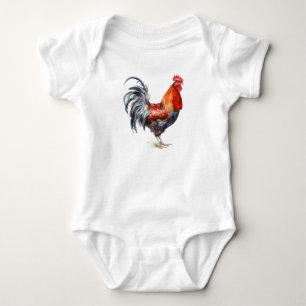 Extravagantes Rooster, Hühner, Babydusche Baby Strampler