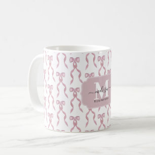Extravagantes rosa Muster Kaffeetasse