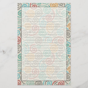 Extravagantes rumpled Papier der Stickerei