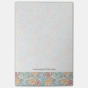 Extravagantes rumpled Papier der Stickerei Post-it Klebezettel