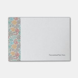 Extravagantes rumpled Papier der Stickerei Post-it Klebezettel