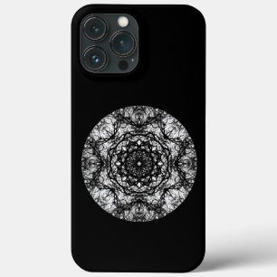 Extravagantes Runddesign auf schwarz. iPhone 13 Pro Max Hülle