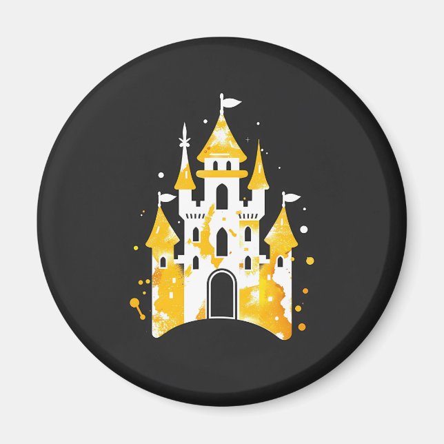 Extravagantes Schloss Magnet (Vorne)