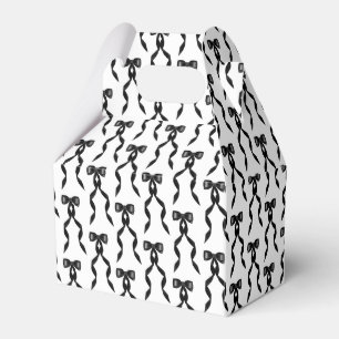 Extravagantes Schwarzes Bow-Muster Geschenkschachtel