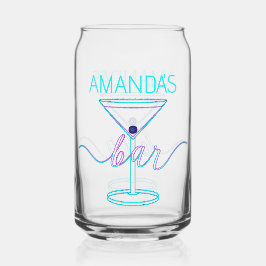 Extravagantes Script Spaß-Farben Spaß-Bar Dosenglas