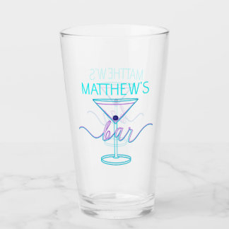 Extravagantes Script Spaß-Farben Spaß-Bar Glas