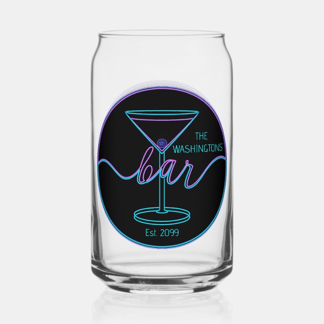 Extravagantes Script Trinkbehälter Set Beer Dosenglas (Vorderseite)