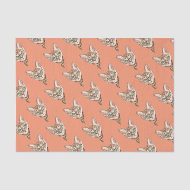 Extravagantes Sphynx Seidenpapier (Vorderseite)