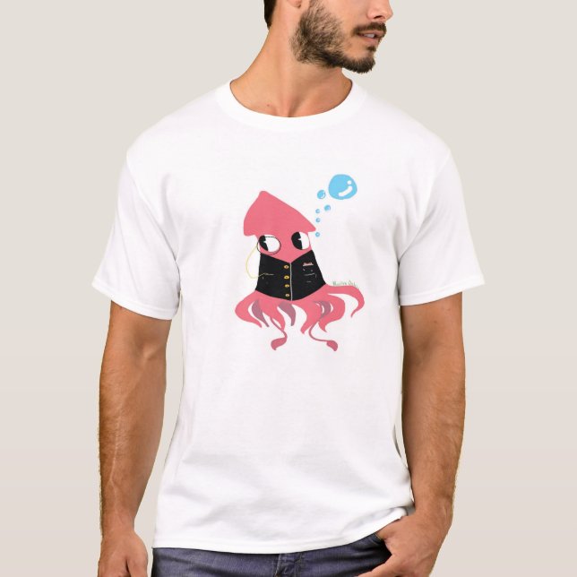 extravagantes Tintenfisch-Shirt T-Shirt (Vorderseite)