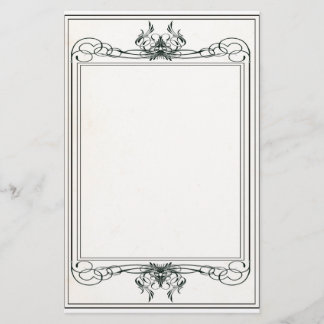 Extravagantes viktorianisches Briefpapier