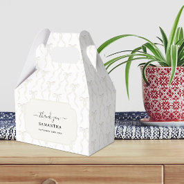 Extravagantes Watercolor Weißes Muster Geschenkschachtel