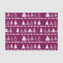 Extravagantes Weihnachtsbaum-Lila Tissue Seidenpapier