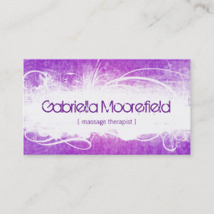 Extreame Schmutz-Massage-Therapie-Visitenkarten Visitenkarte